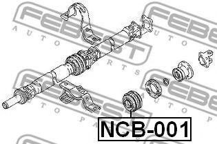 Подвесной подшипник карданного вала FEBEST NCB-001 - Фото 1