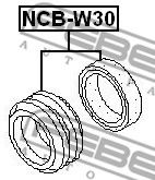 Подвесной подшипник карданного вала FEBEST NCB-W30 - Фото 1