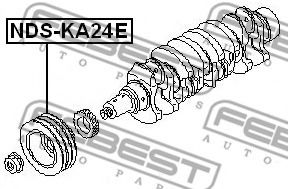 Шкив коленвала FEBEST NDS-KA24E - Фото 1