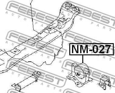 Подушка двигателя FEBEST NM-027 - Фото 1