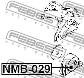 Подушка двигателя FEBEST NMB-029 - Фото 1