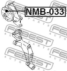 Подушка двигателя FEBEST NMB-033 - Фото 1