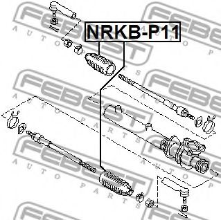 Пыльник рулевой рейки FEBEST NRKB-P11 - Фото 1
