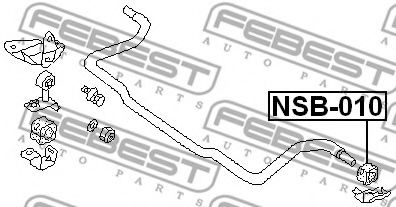 Опора, стабилизатор FEBEST NSB-010 - Фото 1