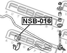 Опора, стабілізатор FEBEST NSB-016 - Фото 1