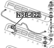 Опора, стабілізатор FEBEST NSB-022 - Фото 1