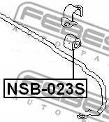 Опора, стабілізатор FEBEST NSB-023S - Фото 1