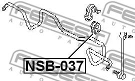 Опора, стабілізатор FEBEST NSB-037 - Фото 1