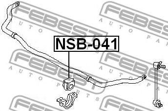 Опора, стабилизатор FEBEST NSB-041 - Фото 1