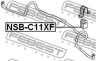 Опора, стабилизатор FEBEST NSB-C11XF - Фото 1