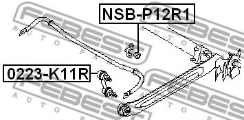 Опора, стабілізатор FEBEST NSB-P12R1 - Фото 1