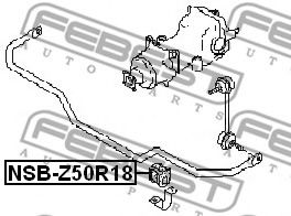 Опора, стабілізатор FEBEST NSB-Z50R18 - Фото 1