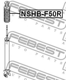 Пыльник амортизатора FEBEST NSHB-F50R - Фото 1