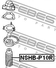 Пыльник амортизатора FEBEST NSHB-P10R - Фото 1