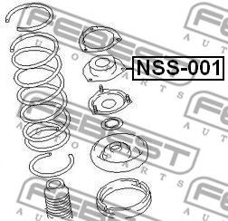 Опора амортизатора FEBEST NSS-001 - Фото 1