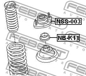 Опора амортизатора FEBEST NSS-003 - Фото 1