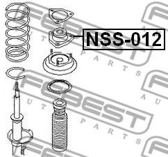 Опора амортизатора FEBEST NSS-012 - Фото 1