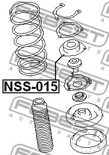 Опора амортизатора FEBEST NSS-015 - Фото 1