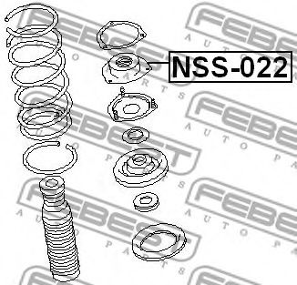 Опора амортизатора FEBEST NSS-022 - Фото 1