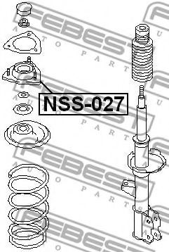Опора амортизатора FEBEST NSS-027 - Фото 1