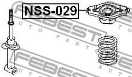 Опора амортизатора FEBEST NSS-029 - Фото 1