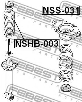 Опора амортизатора FEBEST NSS-031 - Фото 1