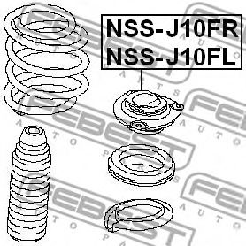Опора амортизатора FEBEST NSS-J10FR - Фото 1
