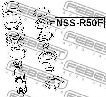 Опора амортизатора FEBEST NSS-R50F - Фото 1