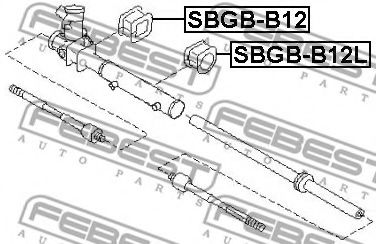 Сайлентблок рулевого механизма FEBEST SBGB-B12L - Фото 1