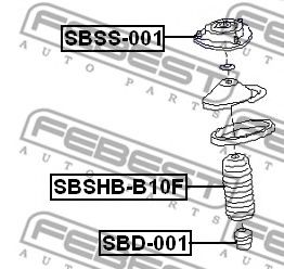Опора амортизатора FEBEST SBSS-001 - Фото 1