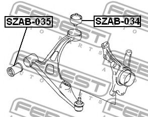 Сайлентблок рычага FEBEST SZAB-034 - Фото 1