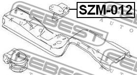 Подушка двигателя FEBEST SZM-012 - Фото 1