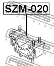 Подушка двигателя FEBEST SZM-020 - Фото 1