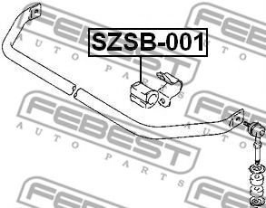 Опора, стабілізатор FEBEST SZSB-001 - Фото 1