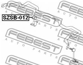 Опора, стабилизатор FEBEST SZSB-012 - Фото 1
