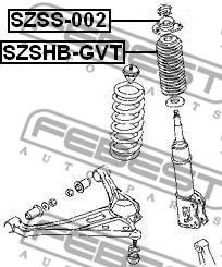 Опора амортизатора FEBEST SZSS-002 - Фото 1