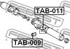 Сайлентблок рулевого механизма FEBEST TAB-009 - Фото 1