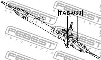 Сайлентблок рулевого механизма FEBEST TAB-030 - Фото 1