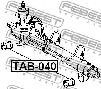 Сайлентблок рулевого механизма FEBEST TAB-040 - Фото 1