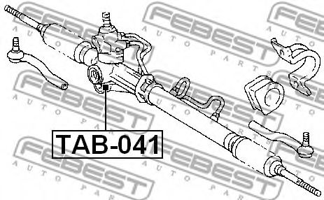 Сайлентблок рулевого механизма FEBEST TAB-041 - Фото 1