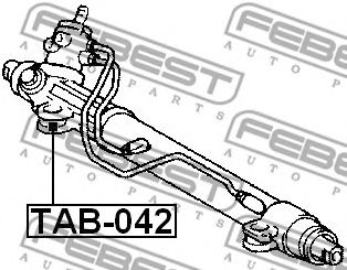 Сайлентблок рулевого механизма FEBEST TAB-042 - Фото 1