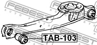 Сайлентблок рычага FEBEST TAB-103 - Фото 1