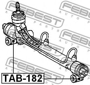 Сайлентблок рулевого механизма FEBEST TAB-182 - Фото 1