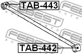 Сайлентблок рычага FEBEST TAB-443 - Фото 1