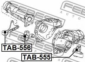 Опора, дифференциал FEBEST TAB-555 - Фото 1