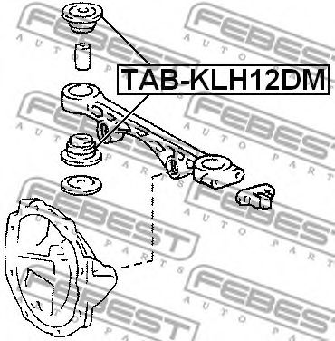 Опора, дифференциал FEBEST TAB-KLH12DM - Фото 1