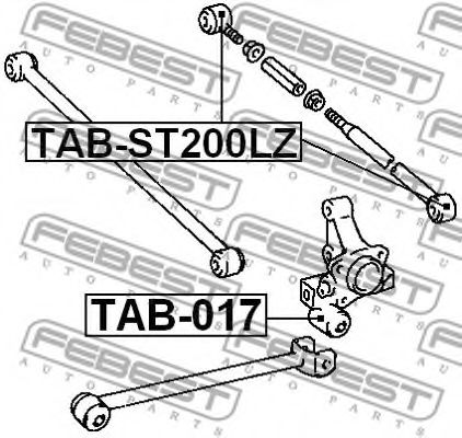Сайлентблок важеля FEBEST TAB-ST200LZ - Фото 1