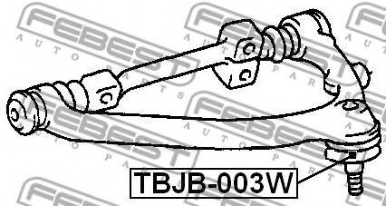 Ремкомплект шаровых опор FEBEST TBJB-003W - Фото 1
