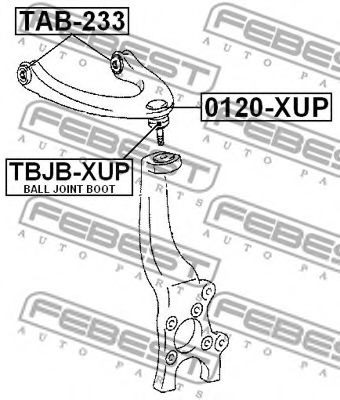 Ремкомплект шаровых опор FEBEST TBJB-XUP - Фото 1