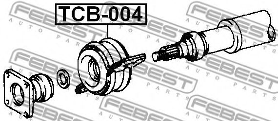 Подвесной подшипник карданного вала FEBEST TCB-004 - Фото 1